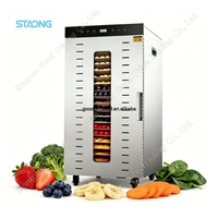 20 TRAYS Fruit- en groentedroger, visdroger, machine voor het maken van jerky