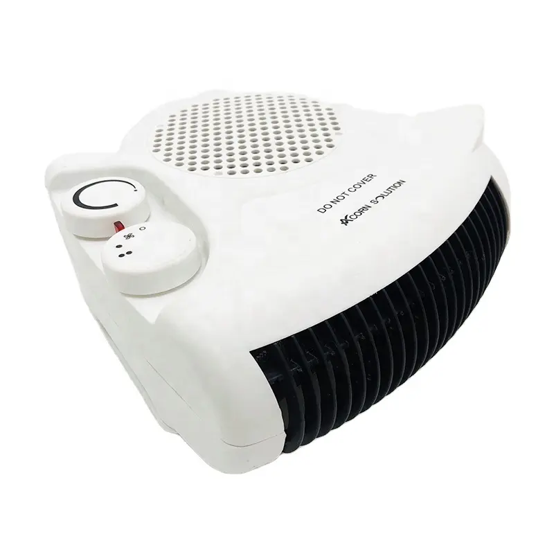 2kw flat mini electric air heater fan portable hot&cool