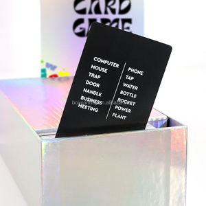 Vente <span class=keywords><strong>en</strong></span> gros d'usine personnalisée de cartes de <span class=keywords><strong>jeu</strong></span> holographiques laser de bonne qualité avec <span class=keywords><strong>questions</strong></span> de table imprimées sur papier d'échange - Product Image 5