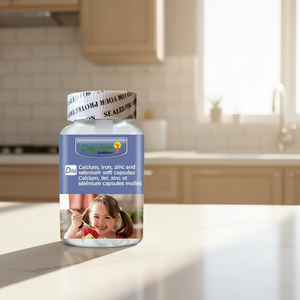 Capsules molles de calcium, fer, zinc et sélénium, capsules molles multivitaminées - Product Image 1