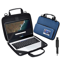 Sacoche pour ordinateur portable en EVA durable, grande capacité, style sac à main portable pour les voyages