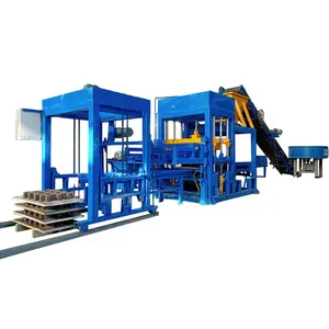La máquina automática de fabricación de bloques de hormigón de retorno rápido produce ladrillos de cuatro agujeros