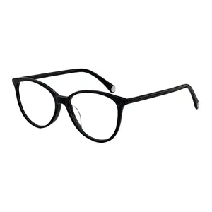 แว่นตามใบสั่งแพทย์ของผู้ชาย Unisex พร้อมกรอบโปร่งใสขนาดใหญ่เลนส์ใส UV400 เดิมแฟชั่นแว่นตากันแดดกรอบ PC CH3446