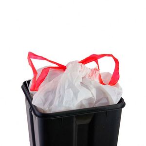 Eco Friendly Drawstring Trash Garbage Bags Household Usage Roll Rubbish Refuse Waste <strong>Bin</strong> <strong>Liners</strong> Bags with Draw String - Product Image 4