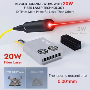 Machine de gravure laser à fibre universelle avec application mobile Autofocus pour le marquage de tous les métaux - Product Image 2