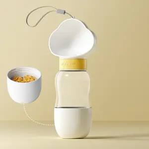 Nguồn Nhà Máy Chai Nước Con Chó Với Thực Phẩm Container Du Lịch Puppy Bát Nước Xách Tay Pet Dispenser