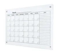 White Board Glass White Board Cheap Factory Price Tempered Glass White Board Whiteboard Calendar In Stock