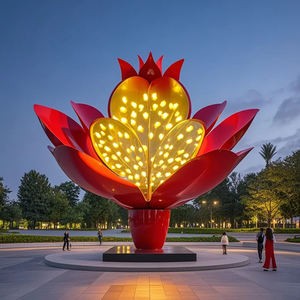 Große Outdoor Edelstahl Erdnuss Skulptur Garten Themenpark Metall Kunst Statue Beeindruckende Statuen für Park Dekor - Product Image 5