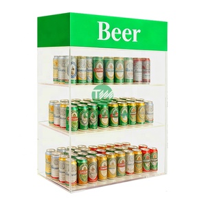 خزانة عرض أكريليك مخصصة لمتاجر البيع بالتجزئة 4 طبقات حامل عرض منتجات أكريليك علبة عرض أكريليك لمكياج الطعام - Product Image 3