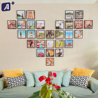 20X20 20X30 Bingkai Foto Kolase Dinding Berperekat Dekorasi Rumah