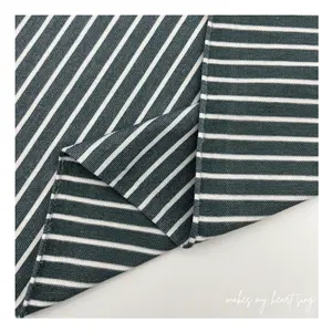 Stripe Stretch Fabrics TC Material Polyester Cotton Textile For Girls Skirt Clothing New Design