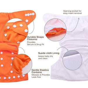 बच्चों के लिए कपड़े के डायपर पुनः प्रयोज्य अल्ट्रा-उच्च अवशोषण वयस्क धोने वाले कपड़े डायपर - Product Image 4