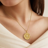 Loveher laiton bijoux haute qualité luxe disque pendentif pour gothique liquide lave croix Fleur-de-Lis médaillon collier femmes hommes
