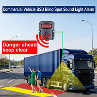 Avertisseur sonore et lumineux de zone aveugle pour camion de qualité industrielle, étanche IP68, pour bus, camions mélangeurs et camions à benne basculante (OEM)