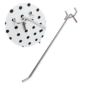 1 En Hole Space Precios al por mayor Colgando Metal Pegboard Hook Supermercado Display Retail Hook - Product Image 6