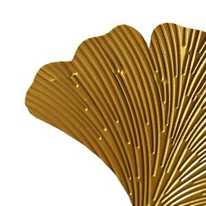 Grande ferro battuto foglie di Ginkgo scultura da parete elegante decorazione Hotel accento da parete - Product Image 1