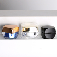 Conteneur en acrylique pour soins de la peau de 5 g et 10 g avec décoration personnalisée pour crème, baume et marques cosmétiques