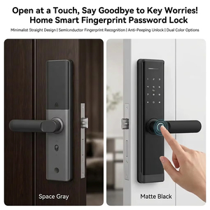 Turkish 6085 Mortise Smart Fingerprint Handle Lock | Luxury Remote Control <strong>Digital</strong> Lock for Wooden Interior <strong>Doors</strong>, High Quality - Product Image 6