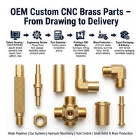 Piezas de Fresado de Latón de Alta Precisión OEM, Tolerancia de 0.01 mm, Prototipo Personalizado, Componente de Mecanizado CNC, Módulo Mecánico