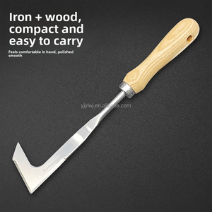 Crepa Weeder ervice diserbo strumento falce con manico in legno per la rimozione di crepe strumento di rimozione di erbacce estirpazione estirpazione strumento di rimozione di muschio - Product Image 4