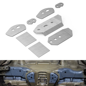 Kit de plaques de renforcement de châssis de sous-châssis arrière BEVINSEE pour <span class=keywords><strong>BMW</strong></span> <span class=keywords><strong>E46</strong></span> 320i 323i 325i 328i <span class=keywords><strong>330i</strong></span> 1999-2004 <span class=keywords><strong>2005</strong></span> 2006 - Product Image 1
