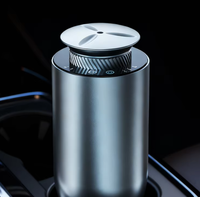 Diffuseur d'arômes de voiture nouvelle génération, rechargeable 2000 mAh, diffuseur d'huiles essentielles, couverture 100 m³, conception anti-fuite, chargement Type-C