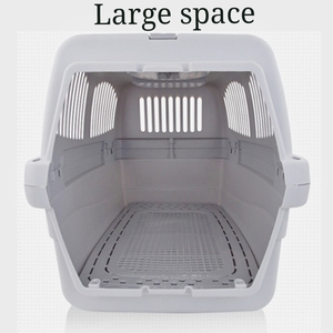 Chuồng Chó Mèo Du Lịch Ngoài Trời Bằng Nhựa Tiện Dụng Chất Lượng Cao Chuồng Chó Được Phê Duyệt Hàng Không Cho Chó Mèo - Product Image 2