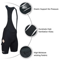Darevie Sportswear - Cuissard de cyclisme unisexe avec poche