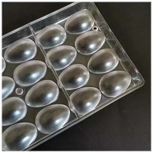 New Custom Polycarbonate <strong>Molds</strong> for Chocolate PC Candy Chocolate <strong>Mold</strong> <strong>Egg</strong> Shape Chocolate <strong>Mold</strong> - Product Image 3