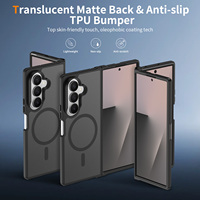 Étui de téléphone portable magnétique pliable de qualité supérieure pour Samsung Z Fold 8 Ultra, finition mate, toucher doux et soyeux, antichoc, étui de smartphone personnalisé