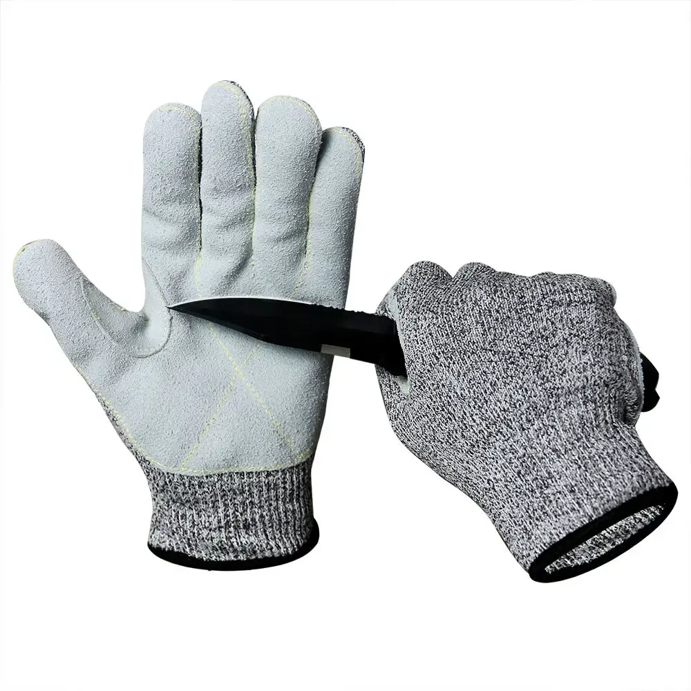 Pabrik grosir 4543 industri merancang sarung tangan Anti potongan tingkat 5 perlindungan tahan duri sarung tangan Anti potong berkebun