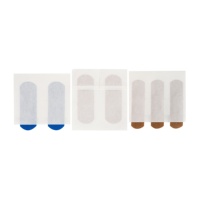Pansement en PE 50 pièces/75 pièces/100 pièces Assortiment de pansements médicaux en plastique transparent/haute élasticité/blanc coton/tissu