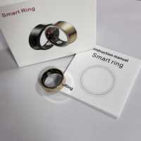 Nuevo Anillo Inteligente de Acero a Prueba de Agua con Tecnología de Vanguardia, Control por Aplicación, NFC y Reloj Despertador