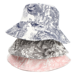 Chapeau Bob de Pêcheur de Haute Qualité, Motif Dessin Animé Décontracté, <span class=keywords><strong>Peinture</strong></span> à l'Encre, Tie-Dye, Broderie Personnalisée, Pare-Soleil, Imperméable, à Large Bord - Product Image 5