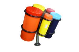 学校の遊び場や屋外での使用に適した幼稚園児用のプロ仕様スチールドラム楽器セット - Product Image 4