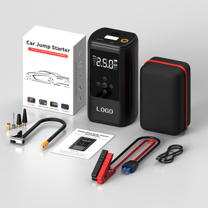 Démarreur de secours pour voiture, gonfleur d'air, chargeur de voiture 12V, secours de batterie de voiture pour conduite autonome en extérieur. - Product Image 1