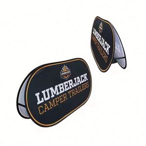 High Quality Portable Double-Sided Printed Event Pop-up <b>Banner</b> Outdoor Foldable Popup A-Frame Display Digital Printing - Product Image 2