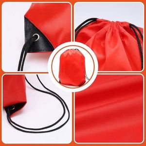 Hot Selling Customized Foldable Waterproof <b>Drawstring</b> <b>Backpack</b> Wholesale Sportpack with Custom Logo Fashion Print Design - Product Image 2