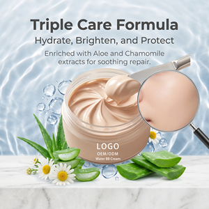 Crème <span class=keywords><strong>BB</strong></span> hydratante infusée à l'eau, fond de teint à l'aloe vera et à la camomille, hydratant éclaircissant pour tous types de peaux, certifié CE HALAL, OEM/ODM - Product Image 2