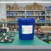 Adhésif de scellement bicomposant en résine de silicone liquide pour l'encapsulation de composants électroniques/Unité Centrale de Traitement (UCT) Colle AB