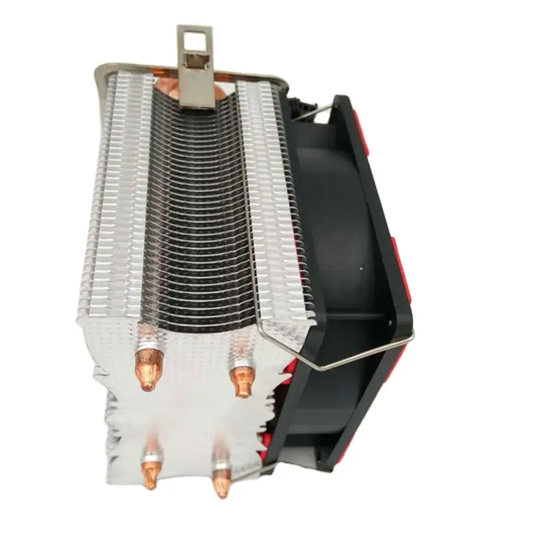 Cpu Fan soğutucu soğutucu soğutucu, işlemci soğutucu özel ekstrüde alüminyum DC üçlü Fan soğutucu