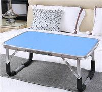 Support portable pour ordinateur portable en alliage d'aluminium, design simple pour baie vitrée, pliable en MDF, pour étudiant