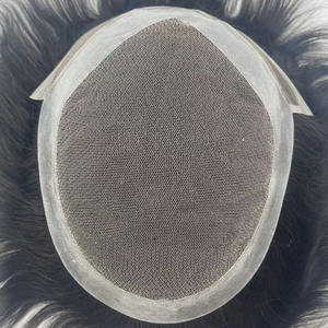 Sistem Penggantian Rambut Pria 9X7 dengan Garis Rambut Alami 100% Virgin, Laris Manis - Product Image 2