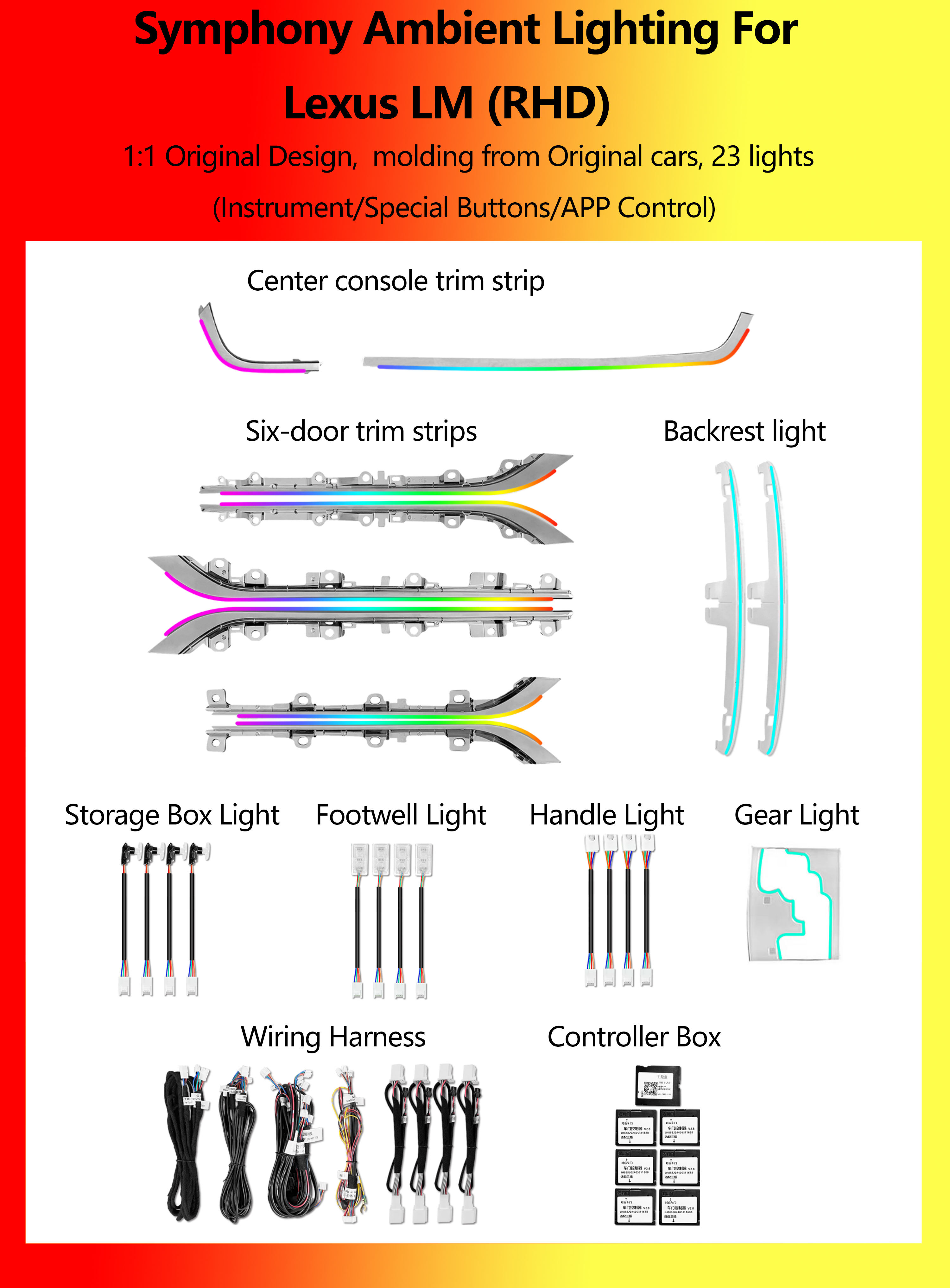 Lexus LM Symphony 23 luces
