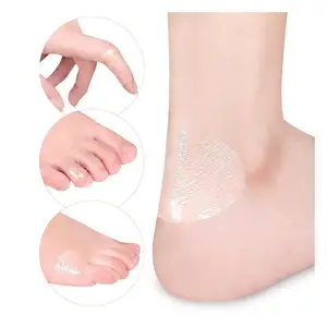 Monouso trasparente sottile polietilene autoadesivo a prova di sudore impermeabile tallone Anti abrasione dolore prevenire la pasta adesiva del piede