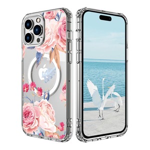 <span class=keywords><strong>Coque</strong></span> de téléphone magnétique fleur de luxe pour <span class=keywords><strong>iPhone</strong></span> 15 14 Plus <span class=keywords><strong>12</strong></span> 13 <span class=keywords><strong>Pro</strong></span> <span class=keywords><strong>Max</strong></span> pour <span class=keywords><strong>Magsafe</strong></span> Hard PC Couverture arrière <span class=keywords><strong>transparente</strong></span> - Product Image 5