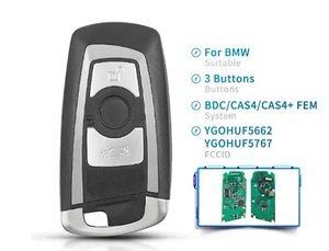 Llave Inteligente de Repuesto para Serie F 5 7, FEM/BDC CAS4 CAS4+ EWS5, 315MHz 434MHz 868MHz, 2009-2016, YGOHUF5662 - Product Image 2