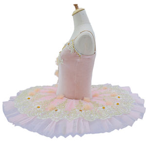 Niños <span class=keywords><strong>blanco</strong></span> Swan Lake Ballet disfraz niños vestido profesional Ballet tutú panqueque niñas bailarina tutú faldas - Product Image 4