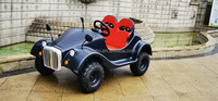 Liqian Nouveau Modèle 2024 Pocketbike 110CC 4 Temps à Moteur Sans Balais, Buggy Tout-Terrain 4 Roues pour Enfants et Adultes, Charge Utile 250kg, 2 Places