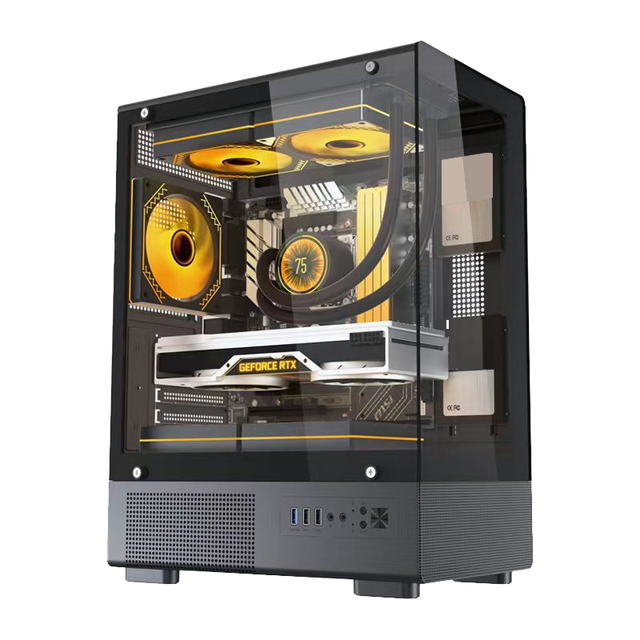 ATX Mid Tower PC Case for ATX M ATX ITX Motherboard Supports 330mm GPU 165mm CPU Cooler USB 3.0 5 Slots 3 Drive Bays